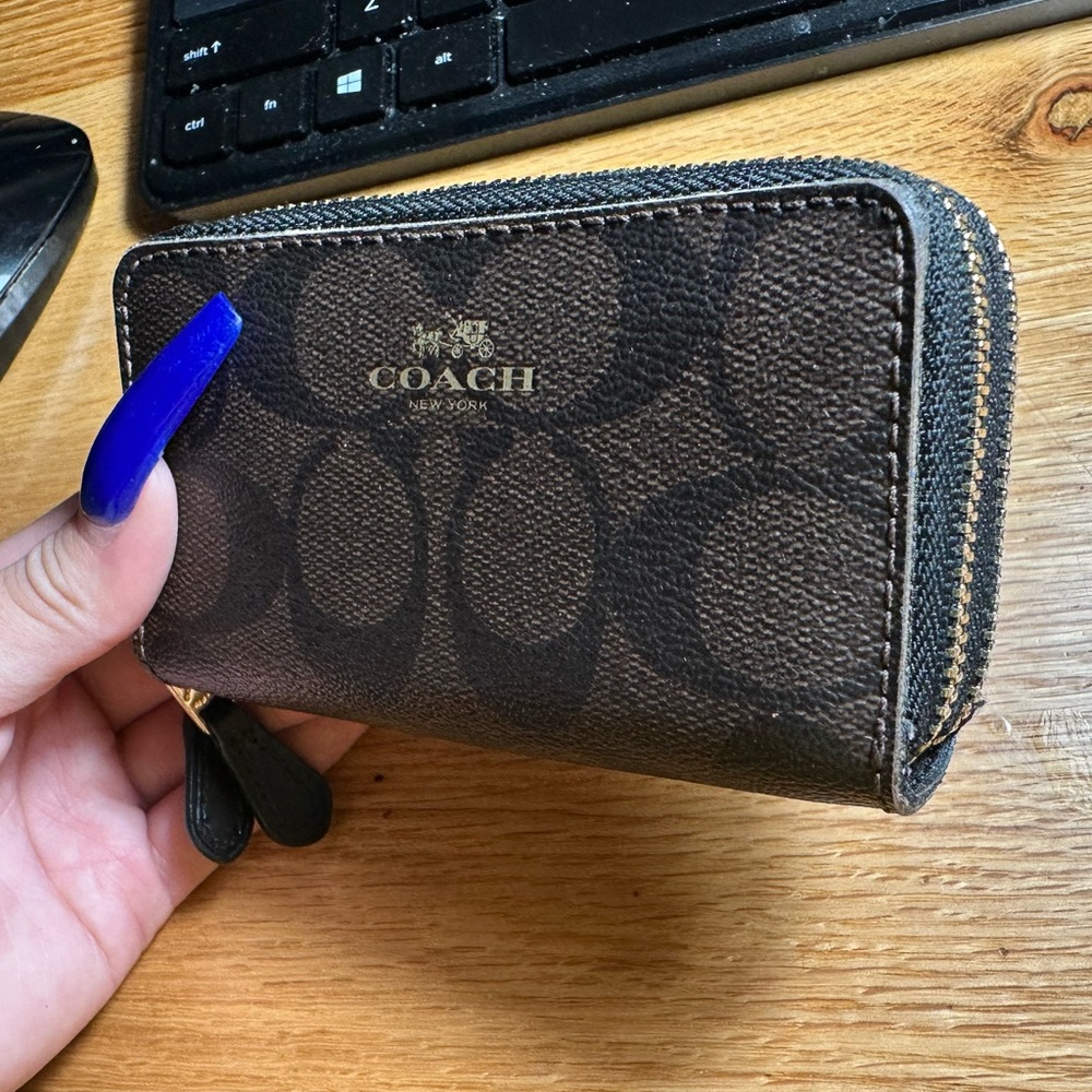Coach Double Zip Wallet